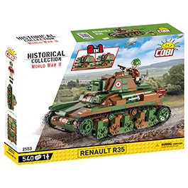 Cobi Historical Collection Bausatz Panzer Renault R35 540 Teile 2553 Bild 3