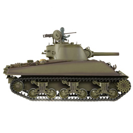 Heng-Long RC Panzer Sherman M4A3, grün 1:16 schussfähig, Infrarot-Gefechtssystem, Rauch & Sound, RTR Bild 3