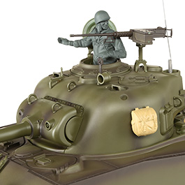 Heng-Long RC Panzer Sherman M4A3, grün 1:16 schussfähig, Infrarot-Gefechtssystem, Rauch & Sound, RTR Bild 5