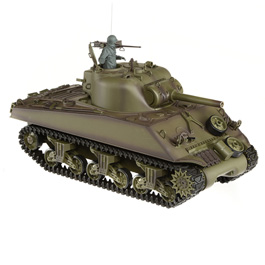 Heng-Long RC Panzer Sherman M4A3, grün 1:16 schussfähig, Infrarot-Gefechtssystem, Rauch & Sound, RTR Bild 8