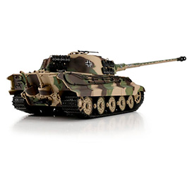 Heng-Long RC Panzer Königstiger Henschelturm, tarn 1:16 schussfähig, Infrarot-Gefechtssystem, Rauch & Sound, Metallgetriebe, Bild 1 xxx:
