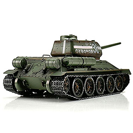 Torro RC Panzer T34/85 grün Profi-Edition 1:16 schussfähig, Rauch & Sound, Metallgetriebe und Metallketten, RTR Bild 3