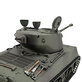 Torro RC Panzer M4A3 Sherman 76mm, grün Profi-Edition 1:16 schussfähig, Rauch & Sound, Metallgetriebe und Metallketten, RTR Bild 3