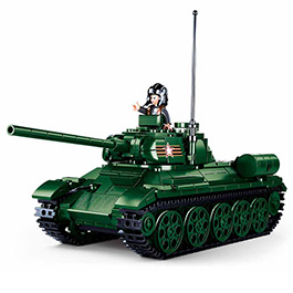 Sluban Bauset WWII T34-85 Kampfpanzer 497 Teile M38-B0982
