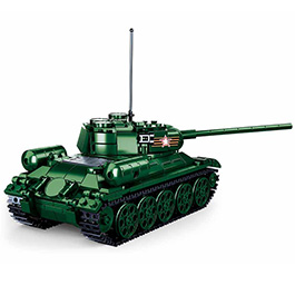 Sluban Bauset WWII T34-85 Kampfpanzer 497 Teile M38-B0982 Bild 1 xxx: