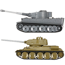 Torro Rc Panzer World of Tanks Set 1:30 RTR IR Tiger I + T34/85 Sound inkl. WOT Invide Code & Bonus Code Bild 2
