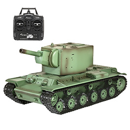 Amewi Rc Panzer KV2 oliv, 1:16, Standard Line RTR, schussf., Infrarotsystem, Rauch & Sound