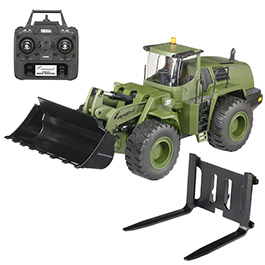 Amewi RC Radlader G485E ME Militr 1:14 RTR 10-Kanal oliv