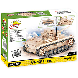 Cobi Historical Collection Bausatz Panzer III Ausf. J 1:48 292 Teile 2712 Bild 2