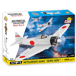 Cobi Historical Collection Bausatz Flugzeug Mitsubishi A6M2 Zero-Sen 347 Teile 5729 Bild 1 xxx:
