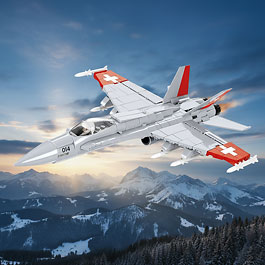 Cobi Armed Forces Bausatz Flugzeug F/A-18C Hornet Swiss Air Force 540 Teile 5819