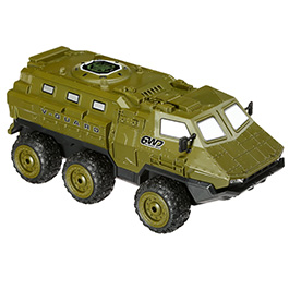 Amewi RC Militär Fahrzeug V-Guard 6WD 1:16 RTR oliv inkl. Beleuchtung Bild 4
