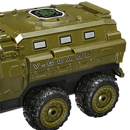 Amewi RC Militär Fahrzeug V-Guard 6WD 1:16 RTR oliv inkl. Beleuchtung Bild 6