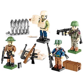 Cobi Company Of Heroes 3 Company Of Heroes Soldaten mit Zubehr 60 Teile 3041