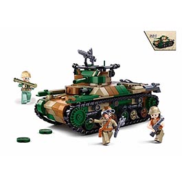 Sluban Bauset WWII Type 97 Medium Tank 2in1 563 Teile M38-B1107