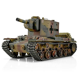 Torro RC Panzer KV-2 754 (r) tarn Profi-Edition 1:16 IR, Rauch & Sound, Metallgetriebe und Metallketten, RTR