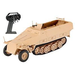 Thumbnail Torro RC 1:16 Sd. Kfz. 251/1 Ausf. D Halbkettenfahrzeug RTR Set mit Akku, Licht und Sound sandfarben