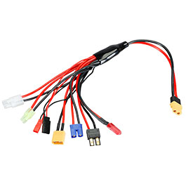 Produktbild zu ToolkitRC 8-in-1 Akku Adapterkabel / Ladekabel XT60 Stecker  ...