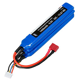 Kleinbild 1 ASG LiFe Akku 9,9V 1400mAh 20C Small Tri-Panel Type mit T-Stecker Anschluss