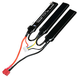 Produktbild zu ASG LiPo Akku 11,1V 1300mAh 25C Small Tri-Panel Type mit T-S ...