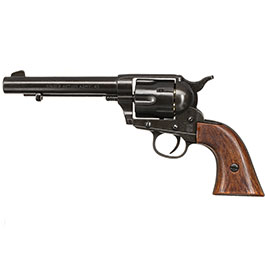 Deko Revolver schwarz/holz inkl. Patronen