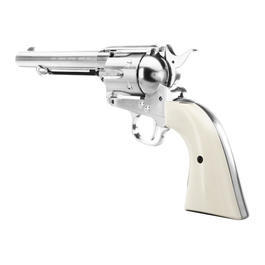 Colt Single Action Army 45 nickel CO2 Revolver Kal. 4,5mm Diabolo gezogener Lauf Bild 3