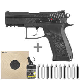 ASG CZ 75 P-07 Duty CO2 Luftpistole Kal. 4,5mm BB schwarz Starterset