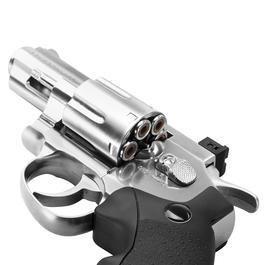 Legends S25 CO2 Revolver 2,5 Zoll Kal. 4,5mm Diabolo chrom Vollmetall Bild 2
