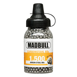 Produktbild zu Madbull Stahl-BBs 4,5 mm - 1500 St�ck mit Schnelllader Kal.  ...