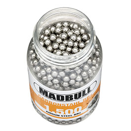 Kleinbild 5 Madbull Stahl-BBs 4,5 mm - 1500 St�ck mit Schnelllader Kal. 4,5 mm BB Luftdruckmunition