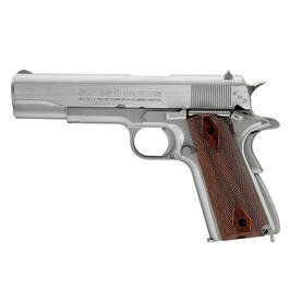 Swiss Arms SA1911 Seventies CO2 Luftpistole Kal. 4,5 mmBB Blowback Vollmetall stainless