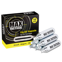 Max Tactical CO2-Kapseln 10 Stck je 12g