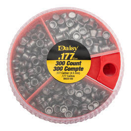 Daisy Diabolos 4,5 mm 300 Stück, je 100 Spitz-, Flach- und Rundkopf