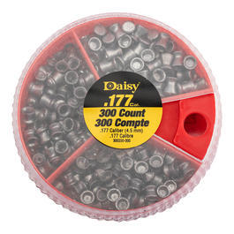 Daisy Diabolos 4,5 mm 300 St�ck, je 100 Spitz-, Flach- und Rundkopf