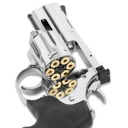ASG Dan Wesson 715 2,5 Zoll CO2 Revolver Kal. 4,5 mm Diabolo silber Bild 3