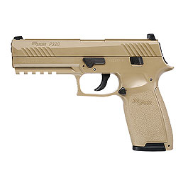 Sig Sauer P320 CO2-Luftpistole Kal. 4,5 mm Diabolo/Stahl-BB Blow Back coyote tan