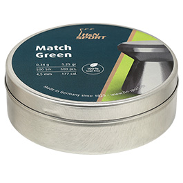 Kleinbild 1 H&N Flachkopf-Diabolo Match Green 4,5 mm 500 Stck bleifrei