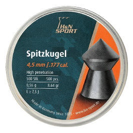 H&N Spitzkopf-Diabolo Spitzkugel 4,5 mm 500 Stück Bild 3