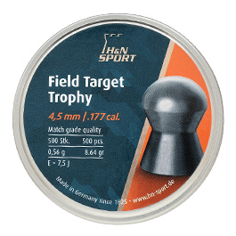 H&N Rundkopf-Diabolo Field Target Trophy 4,5 mm 500 Stück Bild 3