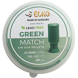 Elko Flachkopf-Diabolos Green Match Kal. 4,5 mm 200er Dose Bild 4