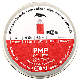 Coal Spitzkopf-Diabolos PMP Pellets Kal. 4,5mm 200er Dose Bild 4
