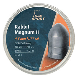 H&N Spitzkopf-Diabolo Rabbit Magnum II 4,5 mm 200 Stück extrem schwer Bild 3