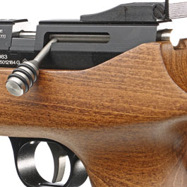 Diana Bandit Pressluftpistole PCP Kal. 4,5 mm Diabolo Buchenholz inkl. Schalldämpfer Bild 3