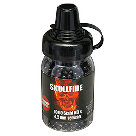 Kleinbild 1 Skullfire Stahl-BBs Kal. 4,5 mm 1000er Schnelllader schwarz