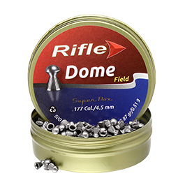 Rifle Rundkopf-Diabolos Dome Kaliber 4,5mm (.177) 500 Stck geriffelt