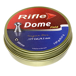 Kleinbild 1 Rifle Rundkopf-Diabolos Dome Kaliber 4,5mm (.177) 500 St�ck geriffelt