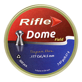 Kleinbild 3 Rifle Rundkopf-Diabolos Dome Kaliber 4,5mm (.177) 500 St�ck geriffelt