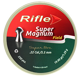 Rifle Rundkopf-Diabolos Super Magnum Kaliber 5,5mm (.22) 250 Stück Bild 3
