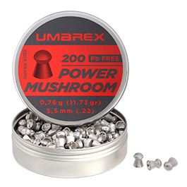 Umarex Power Mushroom Diabolo Kal. 5,5mm 0,76 g 200er Dose
