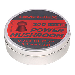 Umarex Power Mushroom Diabolo Kal. 5,5mm 0,76 g 200er Dose Bild 1 xxx:
